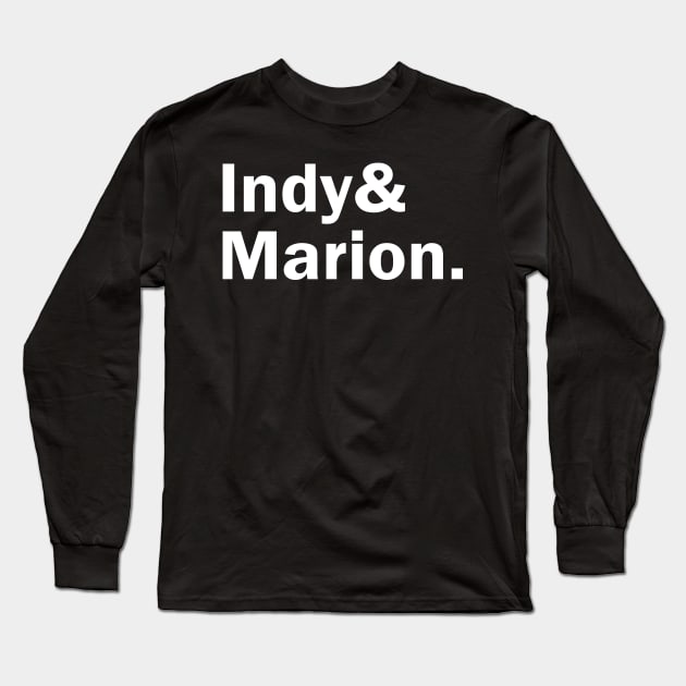 Funny Names x Raiders of the Lost Ark (Indiana Jones, Marion) Long Sleeve T-Shirt by muckychris